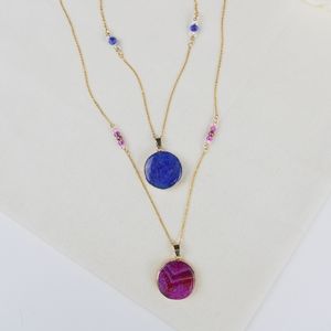 New Round Pendant Necklace
